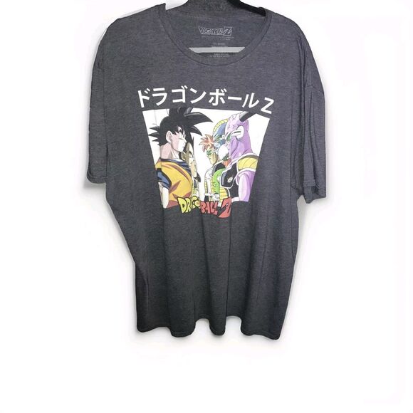 Dragon Ball Z T-shirt 3XL Goku Ginyu Force Gray‎ Short Sleeve Graphic Tee Men's - Picture 1 of 8